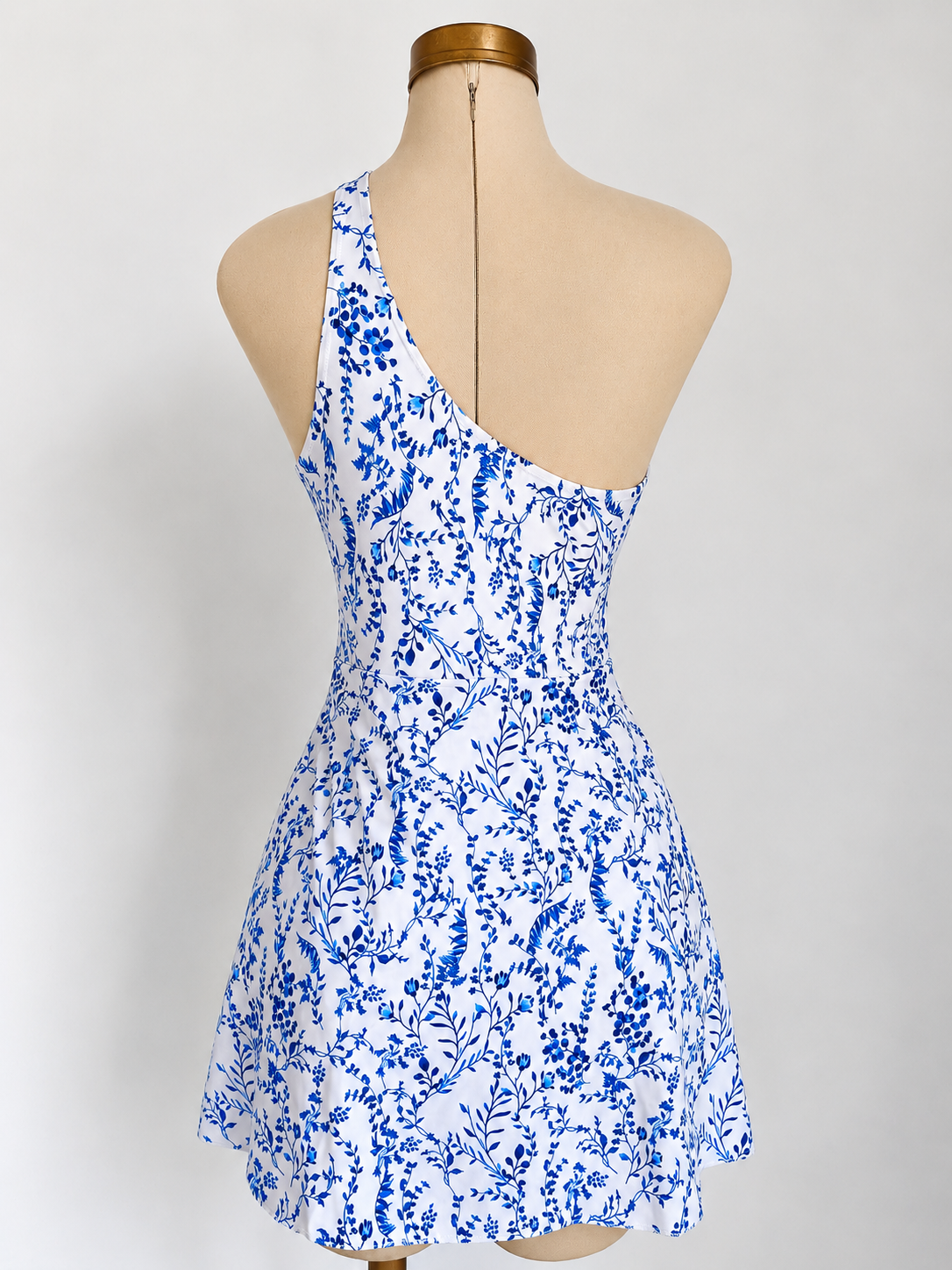 Traje de baño de 1 pieza con estampado blanco y azul - imagen 2