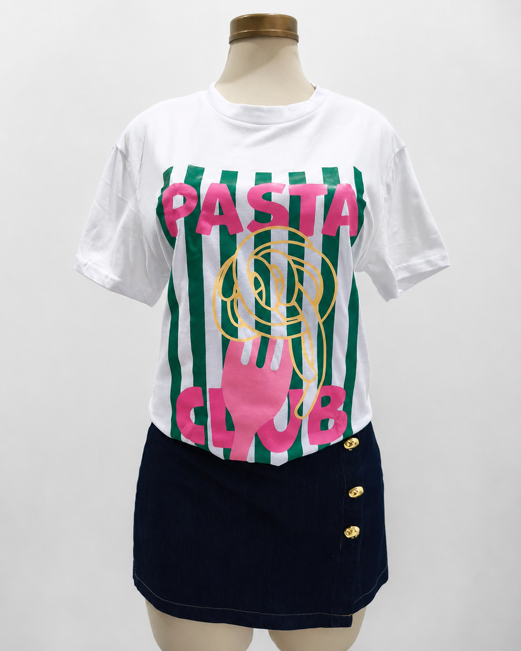 Camiseta blanca para amantes de la pasta, entusiastas de la cocina y foodies