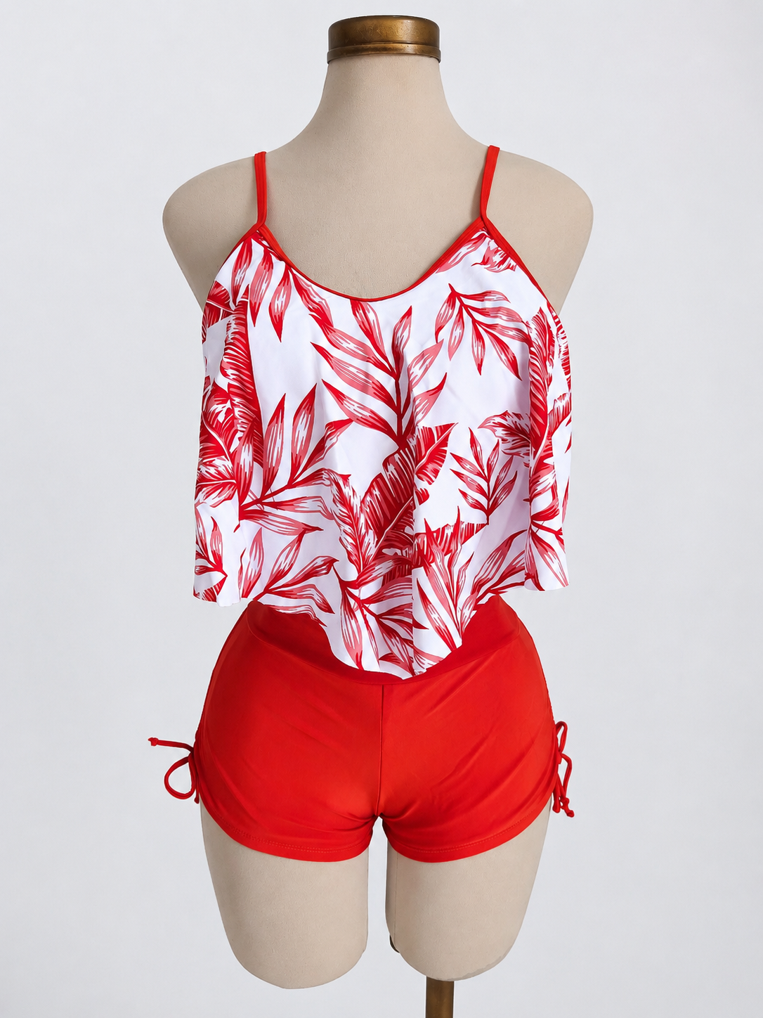 Conjunto de tankini de verano de playa con estampado tropical ale - imagen 3