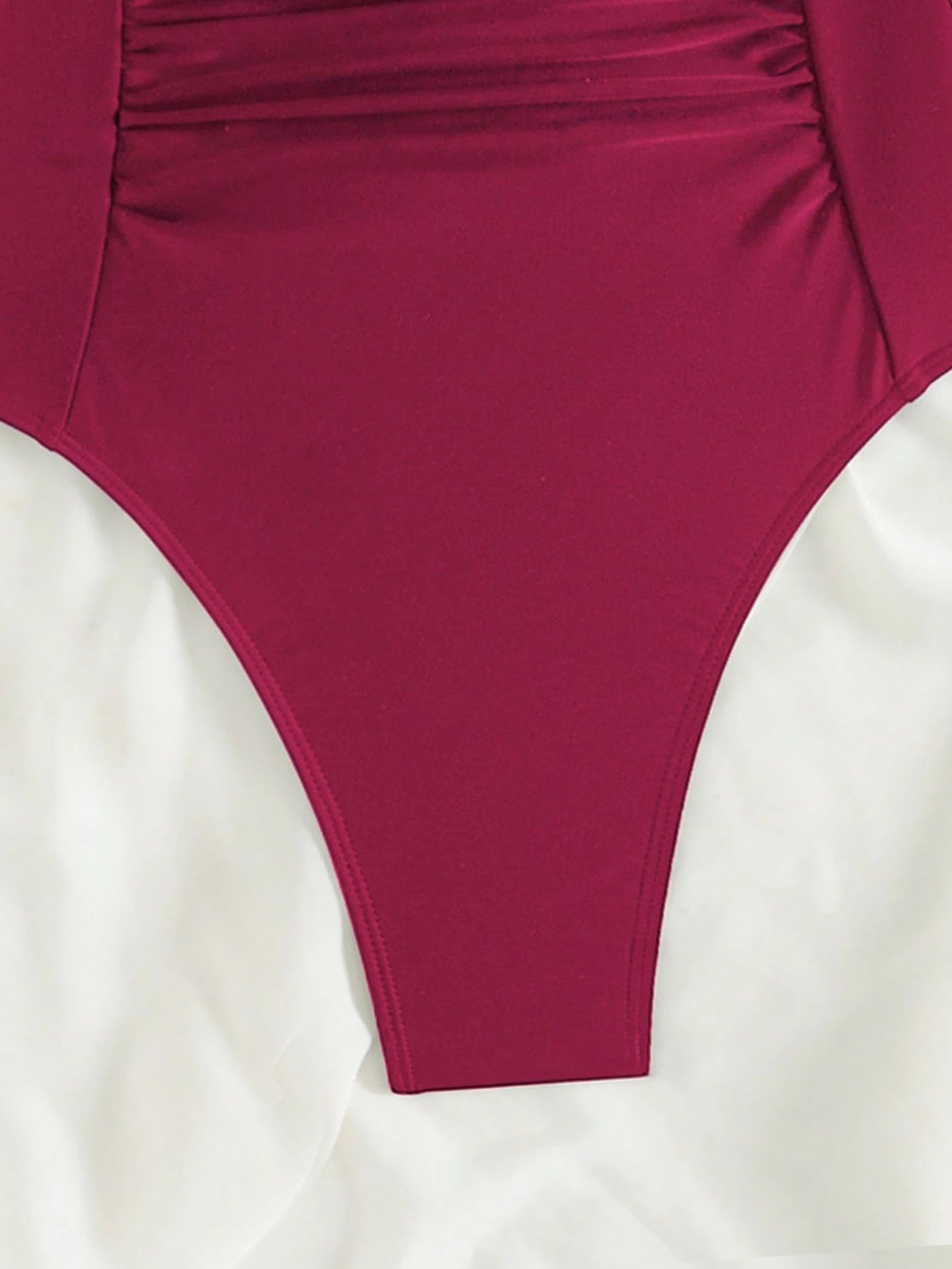 Traje de baño de 1 pieza con espalda descubierta, tirantes cruzado - imagen 5
