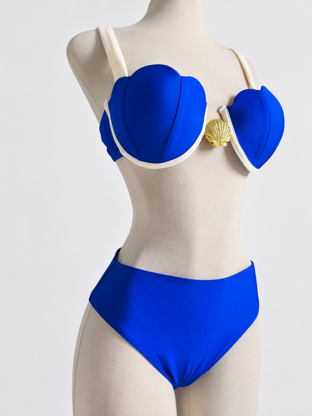 Traje de baño con borde de contraste y realce - imagen 3