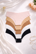 Conjunto de 5 piezas de ropa interior sin costuras, cómoda
