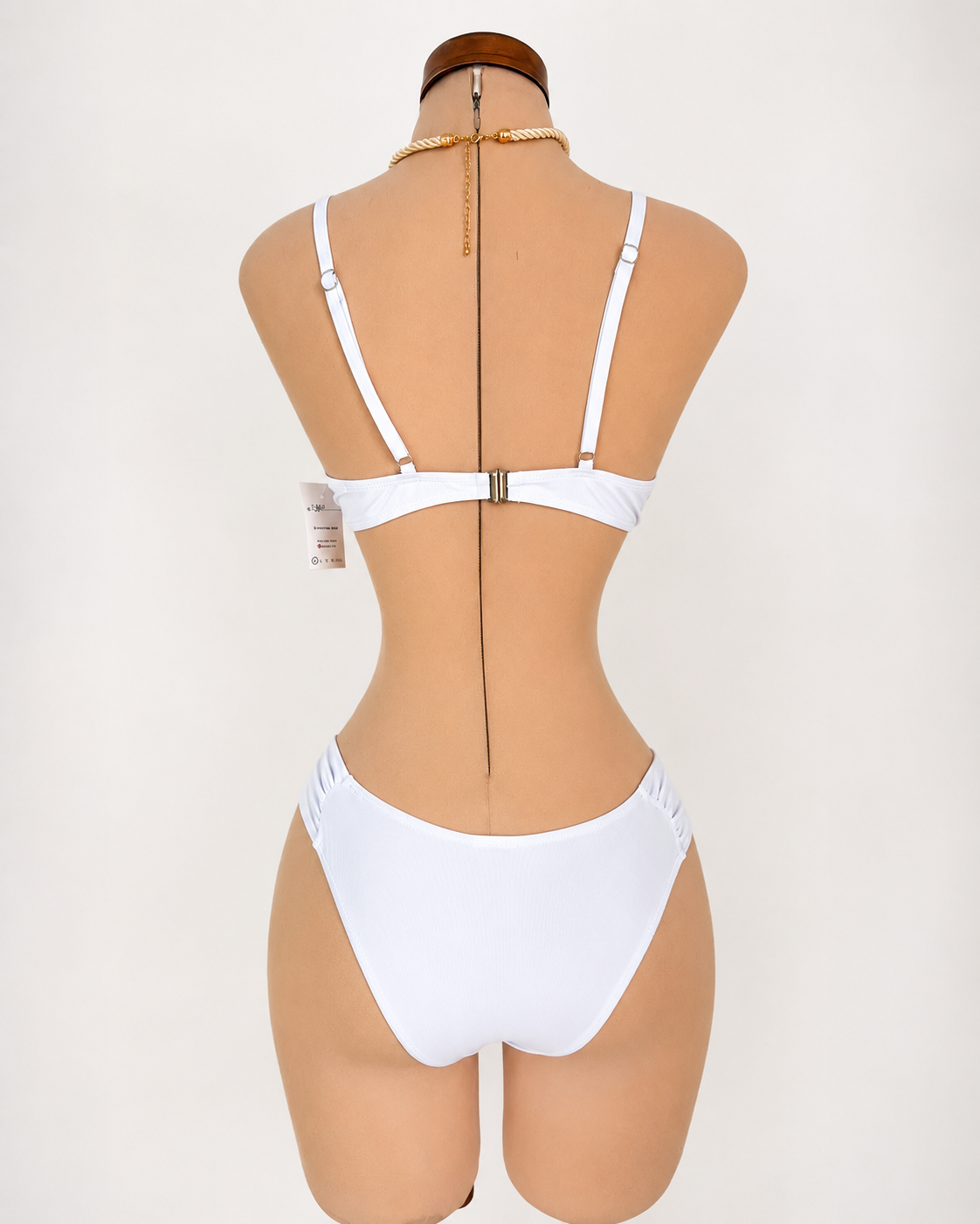 Traje de baño de 2 piezas blanco - imagen 2