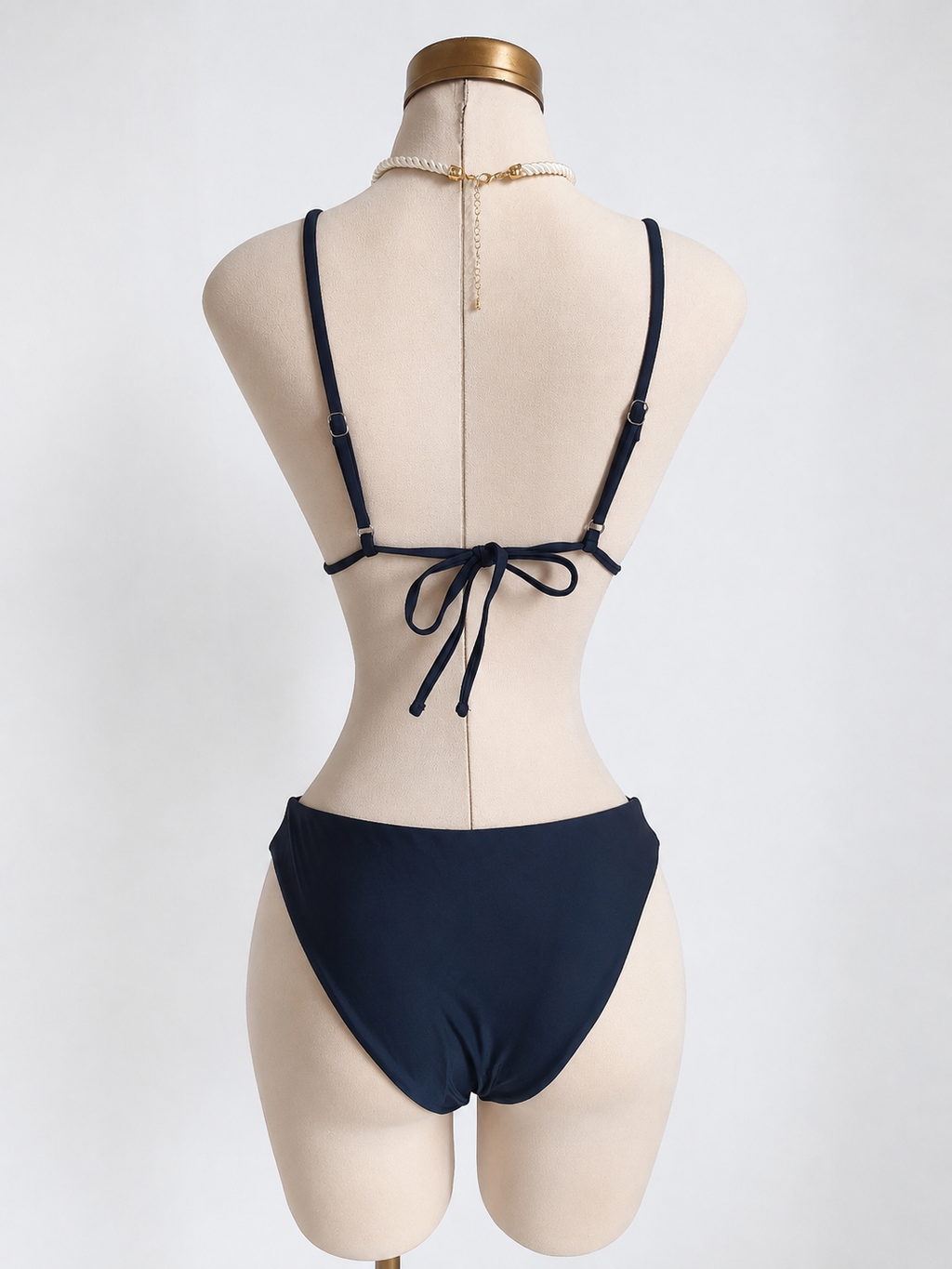 Bikini de triángulo hecho a mano con cuentas - imagen 2