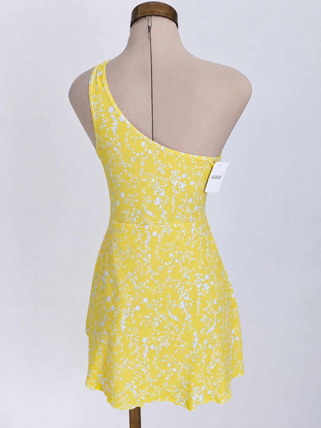 Traje de baño amarillo de una pieza de un hombro - imagen 2