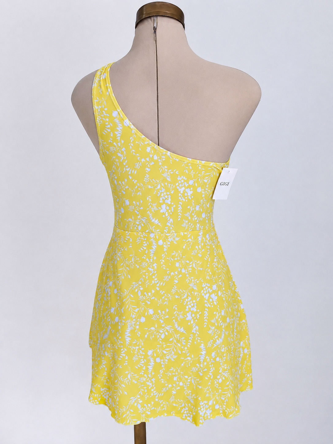 Traje de baño amarillo de una pieza de un hombro - imagen 2