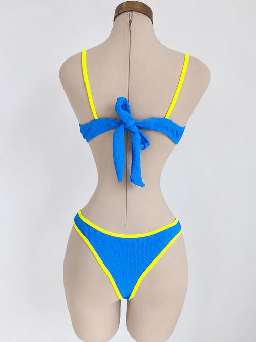 Bikini de verano con realce y parte inferior tipo hilo - imagen 2