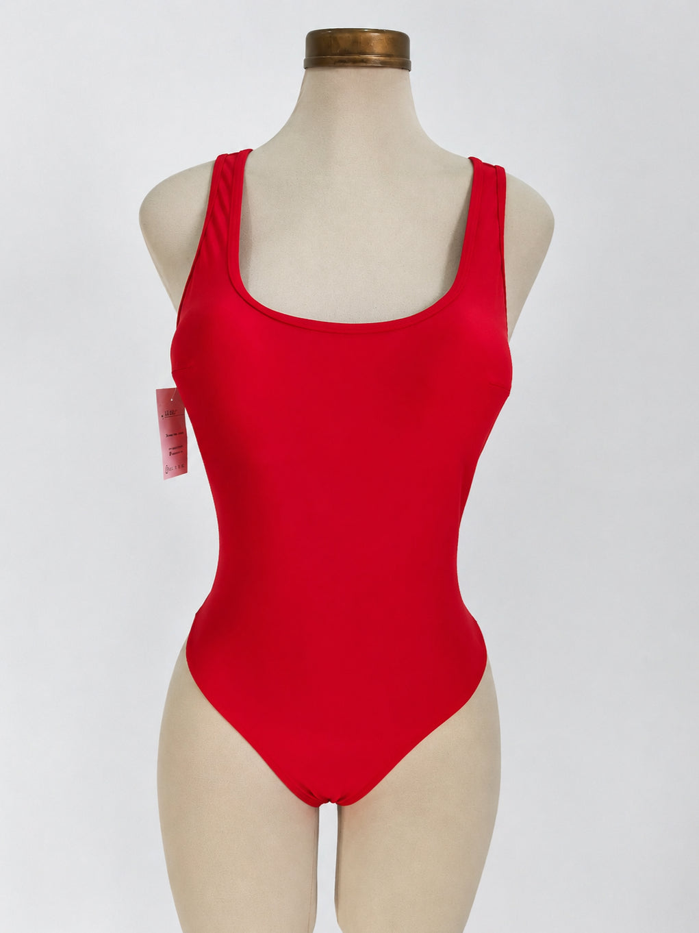 Traje de baño de 1 pieza, con espalda descubierta, nudo retorcido