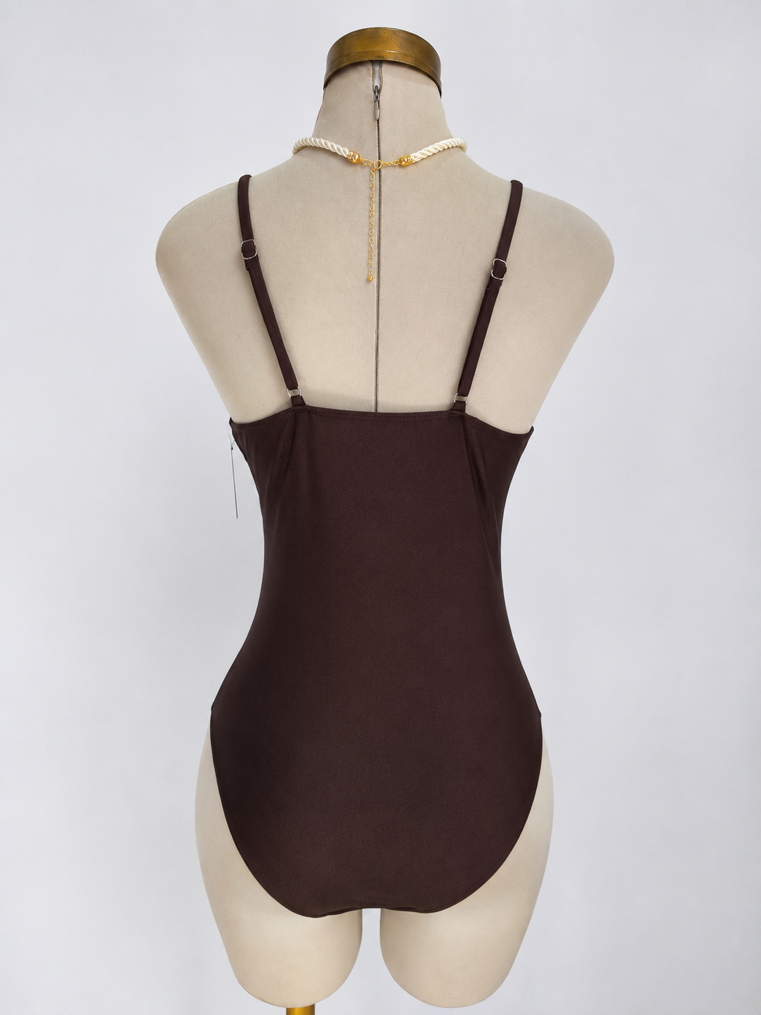 Traje de baño CACAO de una sola pieza liso minimalista - imagen 2