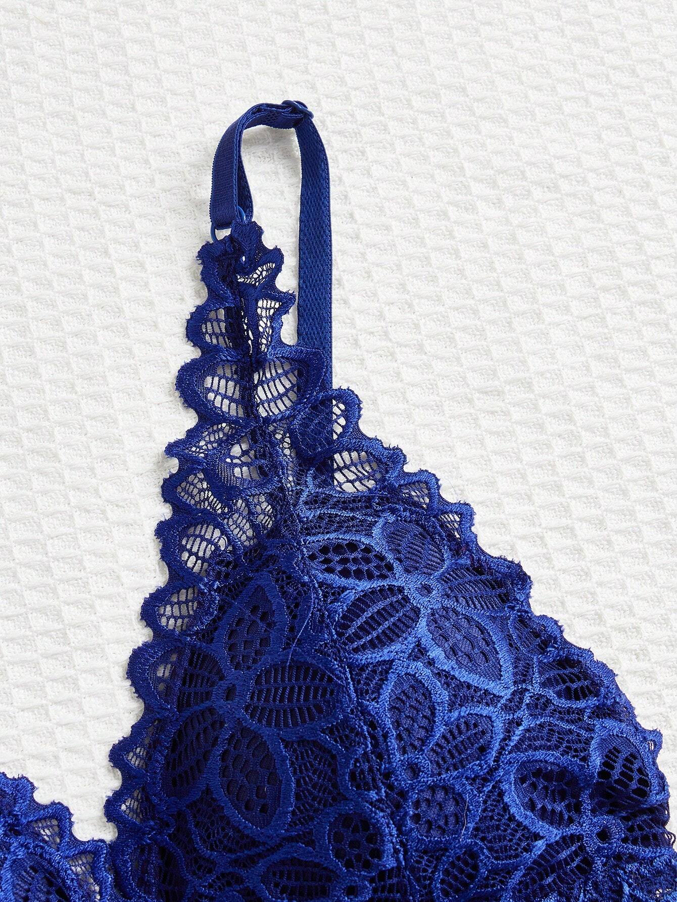 Conjunto de sostén y tanga de encaje - imagen 3