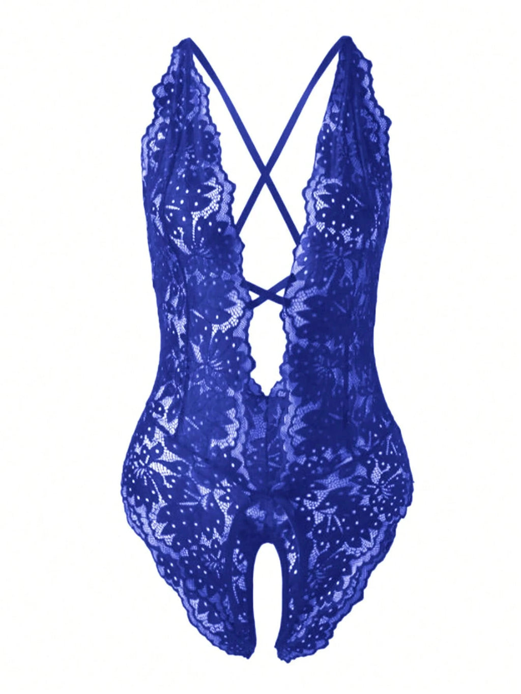 Lencería tipo body con abertura en la entrepierna, cuello halter - imagen 4