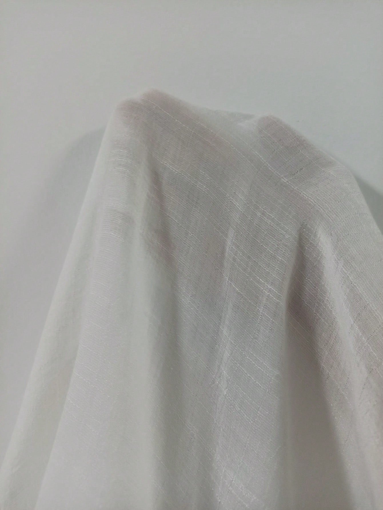Salida de playa blanca, vestido liso con mangas - imagen 4