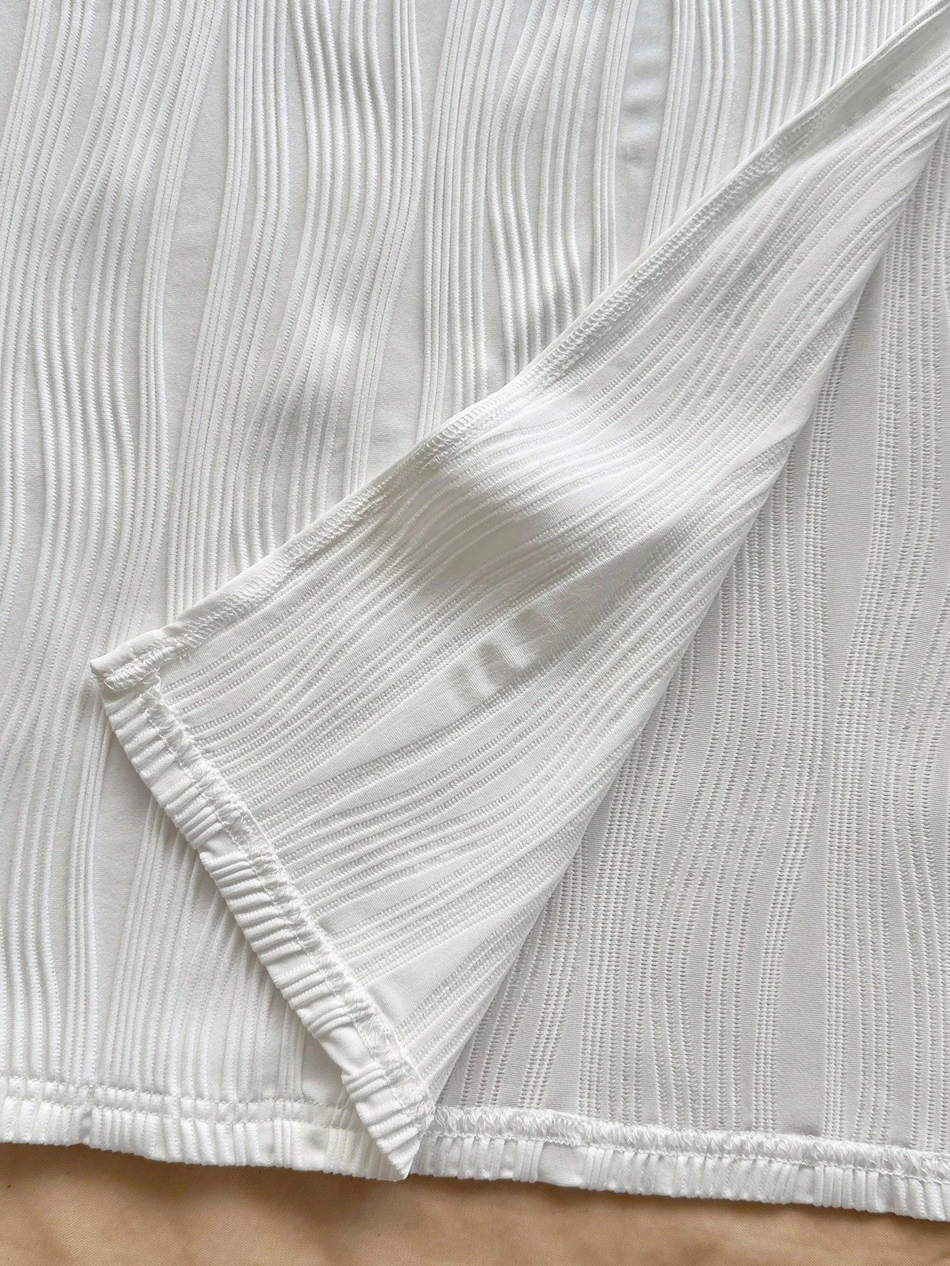 Vestido blanco para playa, con detalle de estrella - imagen 5