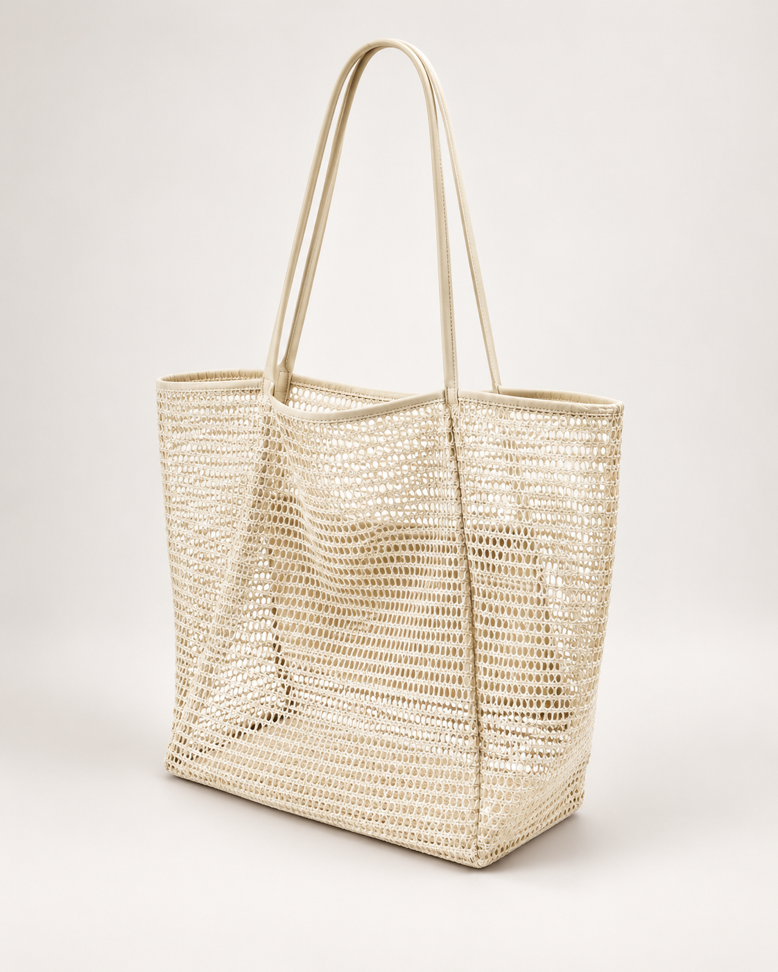 Bolsa de Playa de Malla Beige