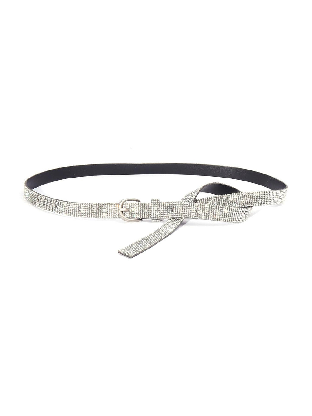 Cinturón con diseño de diamante de imitación - imagen 3